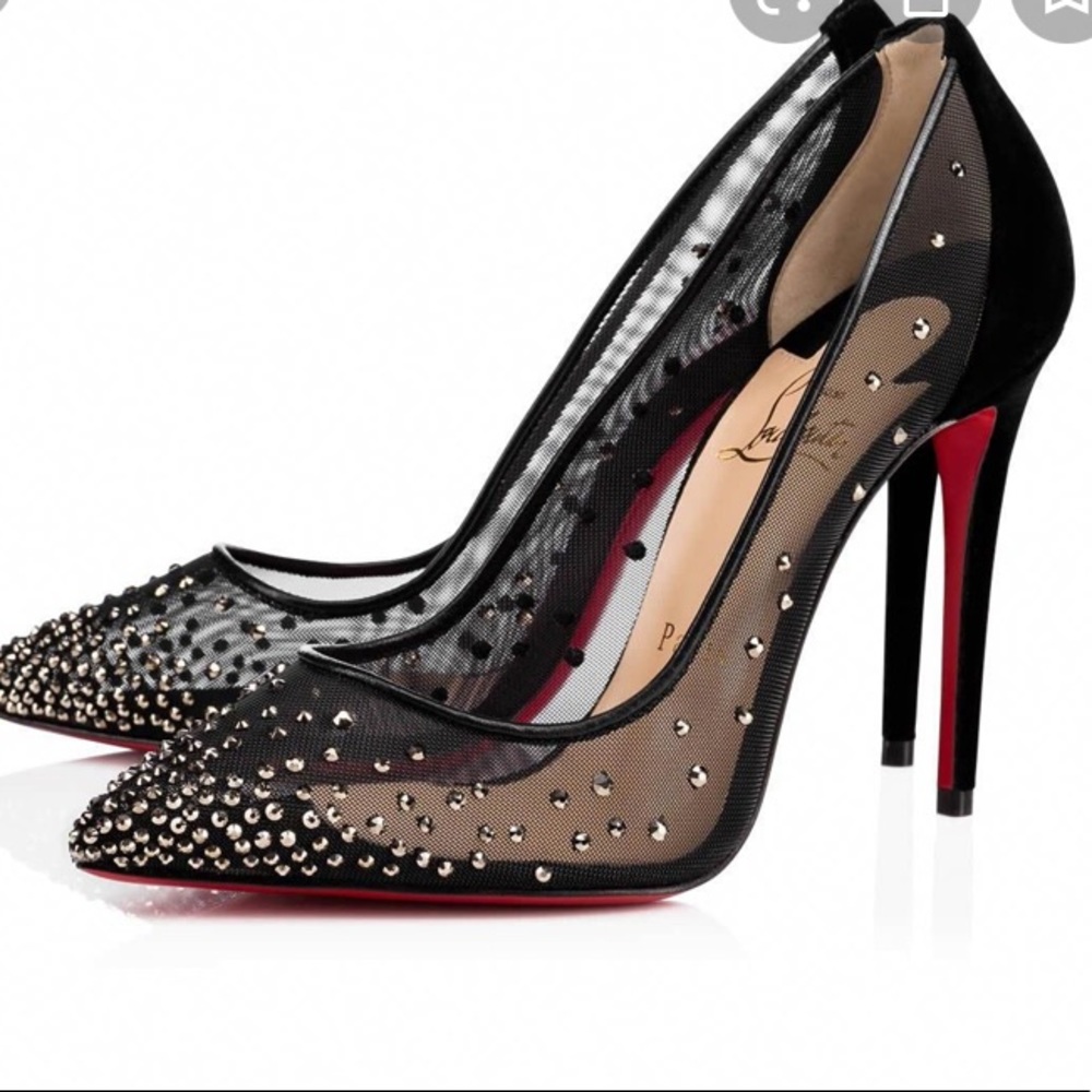Christian Louboutin Pigelle Follies Strass Heels
